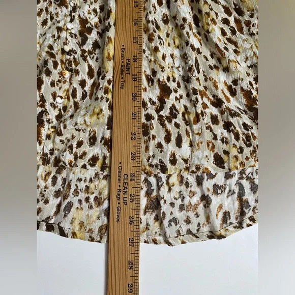 Gimmicks The Buckle Pieced Woven Lace Blouse Women’s size Small - Picture 9 of 16